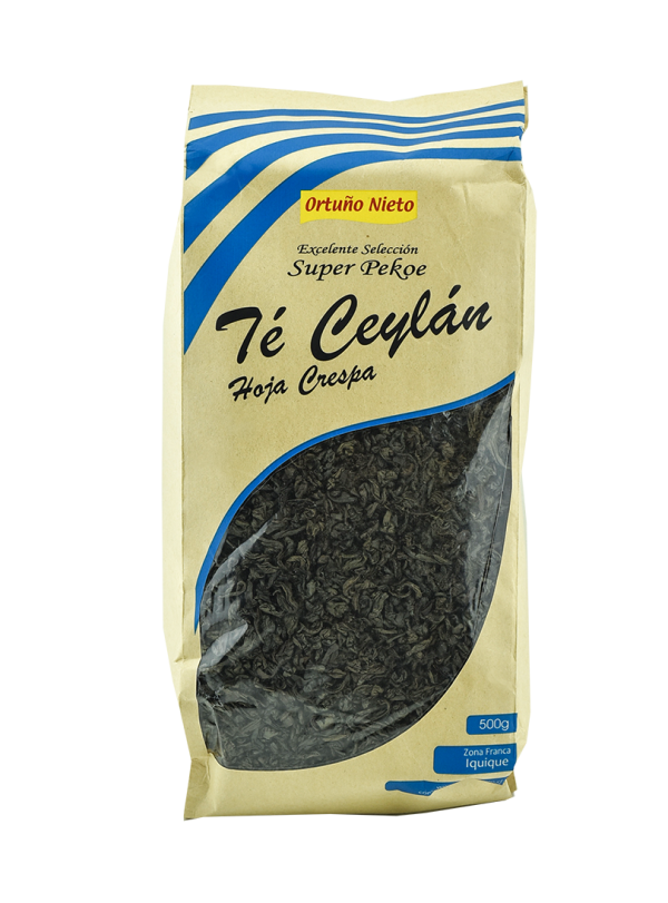 Té Ceylán Hoja Crespa 500g - Té negro premium de Ortuño Nieto